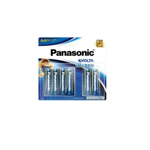 panasonic 國際牌 鈦元素電池 8+2入 3號/4號 電池 家庭號電池 大份量 EVOLTA 電力強 雷霆百貨