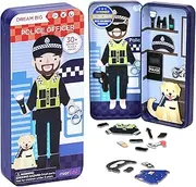 mierEdu ME086 Police Officer Magnetic Hero Puzzle Box Police Officer, Multicolor (35-Pieces)