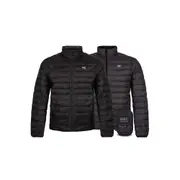 Mac In A Sac Packable Adult Mens Polar Down Reversible Jacket Black/Charcoal