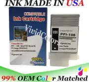 VC PFI106 PFI106MBk Matte Black Ink Cartridge for Canon ImagePrograf plotter
