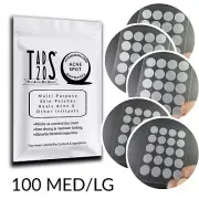 100 [MEDIUM/LARGE] Acne Dots, Pimple Patches, Hydrocolloid Face Spot Dots tads20