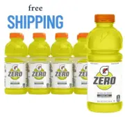 Zero Sugar Thirst Quencher Sports Drinks Lemon-Lime 20 Ounce Bottles (Pack of 8)