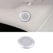 Silver Stainless Steels Overhead Microphone Cover For Ford Maverick 2022-2024
