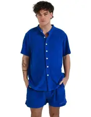 [Ambition the Label] Organic Cotton Shirt in Blue
