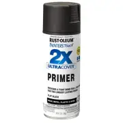 2 Pack Rust-Oleum Painter's Touch Ultra Cover 2X Spray Paint 12oz-Black Primer P