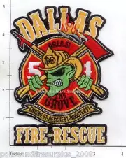 Texas - Dallas Engine 51 Rescue 51 Booster 51 Fire Rescue TX Fire Dept Patch