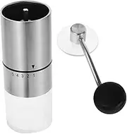 1Pc Manual Hand Bean Powder Mill Lightweight Stainless Steel Grinder for Beans Medicines Portable Design Easy to Clean for Travel Camping