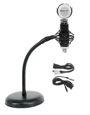 Rockville RCM03 Studio Podcast Recording Microphone+Samson Gooseneck Mic Stand