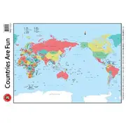 Learning Can Be Fun Countries Are Fun Double-sided Chart