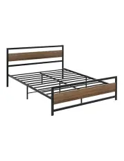 [Artiss] Drew Double Size Metal Bed Frame in Black