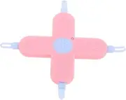 Yardwe Care Tool Safe Ear and Nose Cleaning Innovative Cross Shape Design Durable Nail Trimming for Newborns and Boy Girl Pink Essential for Boy and Girl Care