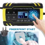Car Automatic TouchScreen Pulse Repair LCD Battery Charger For Lead Acid Battery
