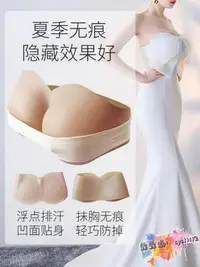 在飛比找樂天市場購物網優惠-【公司貨 質量保證】義乳 偽娘 假胸 矽膠 無痕 抹胸 假乳