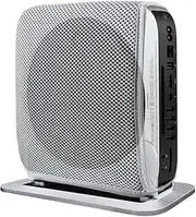 [IFCASE] Mac mini Vertical Stand, Aluminum Desktop Vertical Stand Holder for Apple Mac mini 2010-2023 M2 Pro with Dust Cover (Silver)