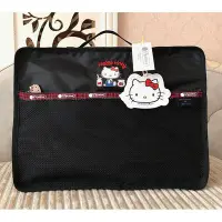 在飛比找Yahoo!奇摩拍賣優惠-＊全新現貨＊╯LeSportsac x Kitty 黑底凱蒂