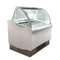 在飛比找蝦皮購物優惠-【滿配壓縮機】冰淇淋展示櫃透明玻璃小型臺式商用冷藏冷凍臥式雪