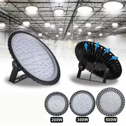 200-500W LED Workshop Lights High Bay Lamp UFO Shed Industrial Warehouse Factory