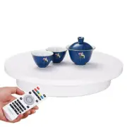 New 40cm Electric Turntable 360° Photography Display Stand Remote Control Speed