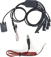 5 in 1 USB Programming Cable for Motorola CM140 GM338 GM340 GM360 CP150 EP450 Radio Accessories