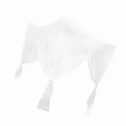 4-corner-post Bed Canopy Mosquito Net Full-size Mosquito Net Bedding New (white)