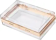 [PACKOVE] Acrylic Transparent Clutch Purse for Women Stylish Evening Handbag with Chain Strap Capacity Box Design for Weddings Parties and Special Events