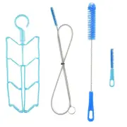 Travel Friendly Hydration Bladder Cleaner with Stainless Steel Brushes