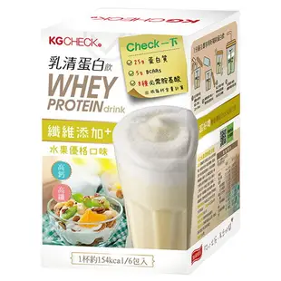 【聯華食品 KGCHECK】蛋白飲-水果優格口味(43gx6包)