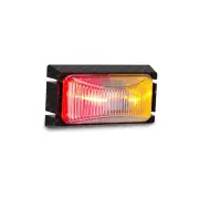 LED Autolamps Red Amber Side Marker Light 2 LED Lamp with 20cm Wire in Bulk