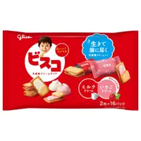 在飛比找蝦皮商城優惠-日本Glico 固力果 乳酸菌綜合餅乾 奶油&草莓 雙味餅乾