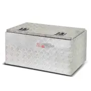 36"ALUMINUM PICKUP TRUCK TRUNK UNDER BED TOOL BOX UNDERBED TRAILER STORAGE+LOCK