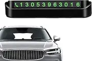 Temporary Car Parking Phone Number Card | Night Sign with,Temporary Plate for Auto Decorations, Garage Parking Aid Car Stop Accessories