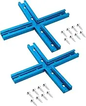 POWERTEC 71704V T-Track Intersection Kit with Mounting Screws, 2 Sets (2 of 71209)