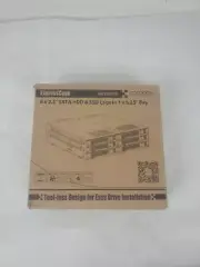 6 Bay 2.5” SATA HDD / SSD Hot Swap Backplane Enclosure with Dual Cooling Fan ...