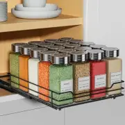 Pull Out Spice Rack Organizer for Cabinet,Slide out Spice Organizer for