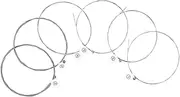 BESTonZON Bass Guitar Strings Kit 6pcs Bass Strings Hexagonal Design for Quick and Precise Fixing