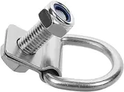Cabilock D Rings Tie Down Anchors Hooks Heavy Duty Cargo Securement for Trucks Trailers Campers Surface Mount D Ring with Screws for Reliable Cargo Safety