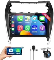 for Toyota Camry 2012-2014 with JBL 2G+64G Car Radio Stereo with Wireless CarPlay/Android Auto 10.1 inch Touch Screen Head Unit Android 13 GPS Navi/WiFi/Bluetooth/Mirror Link/SWC/HD Camera