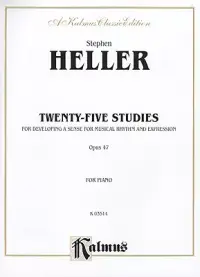 在飛比找博客來優惠-Heller 25 Studies Op.47