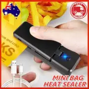 Portable Mini Heat Sealing Machine USB Rechargeable Food Sealer Plastic Bag ZQ