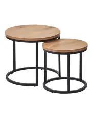 [Cooper & Co] Sonoma Side Tables Set of 2 in Natural
