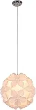 CJLWSLCO Modern White Linglong Flower Acrylic Pendant Lightled Bedroom Study Living Room Dining Room Decoration Hanging Lamp LEDE27 Light Source Chandeliers Modern Simple Home Lighting Fixtures Indoor