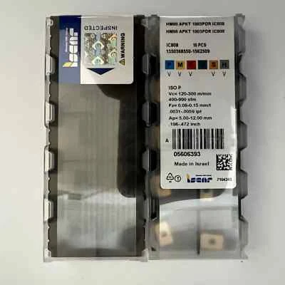 HM90APKT1003PDR IC808/Carbide Inserts 10 PCS ISCAR