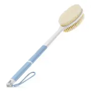 Back Scrubber Anti Slip for Shower,Shower Brush Long Handle Stiff Soft Bristles