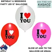 Genuine Birthday & Weddings Party Set Led 12" Balloons Helium Light Up Large