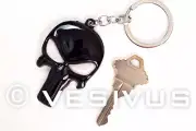 KEYCHAIN - Marvel PUNISHER SKULL - BLACK Key Accessory Jewelry Geek Superhero