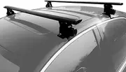 Elora Car Roof Rack Cross Bars Luggage Carrier Vehicle Adjustable 130cm Black