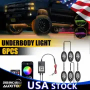 Music Bluetooth APP Control Remote Strip RGB Dreamcolor LED Underglow Car Lights