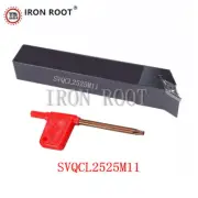 1p SVQCL2525M11CNC Lathe Tool External Turning Tool Holder For VCGT110304 Insert