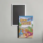 Dino Babies Mini TV Show Poster Fridge Locker Magnet