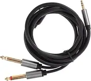 HOMSFOU 3.5mm Audio Cable Double Adapter Headphone Extension Wire Step Down Cord for Media Player Car Stereo Cable